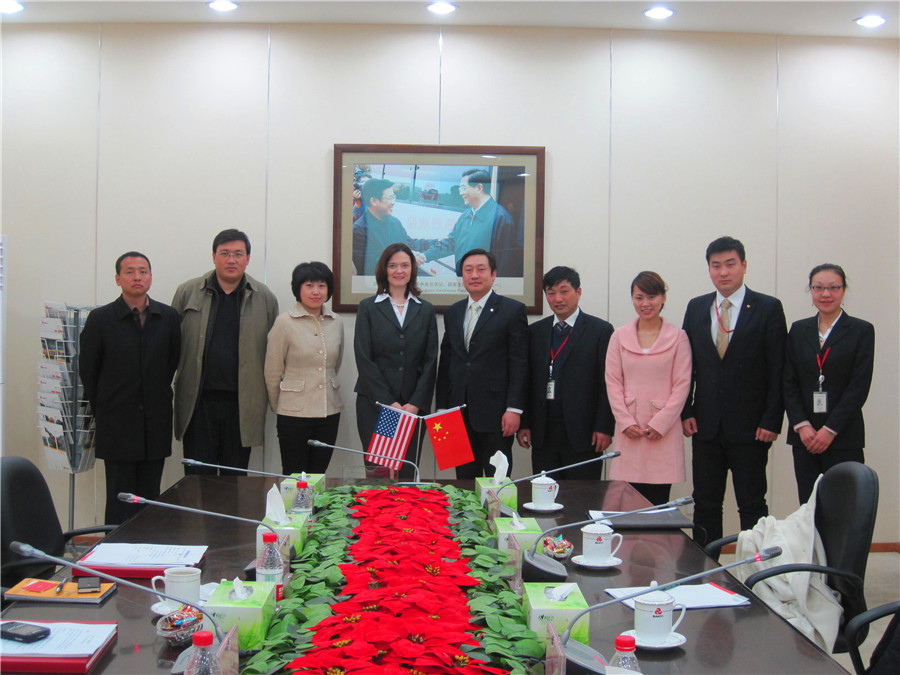 商務(wù)洽談美國